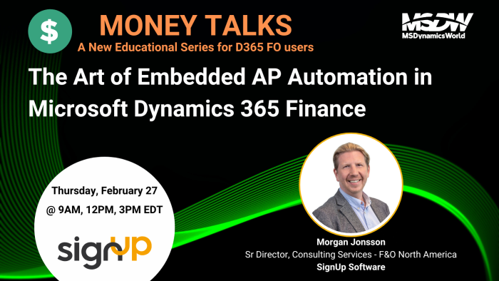  The Art of Embedded AP Automation in Microsoft Dynamics 365 Finance