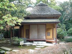 A Japanese tea house