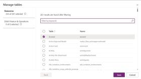 Manage Dataverse table integration | Source: Microsoft